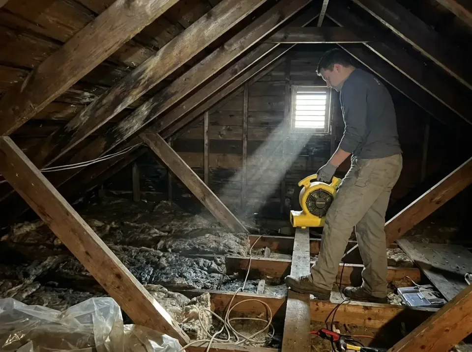 attic-water-damage-drying-proc-007 — frequently asked questions, Emergency Water Extraction & 24/7 Flood Response in Gibbsbo…